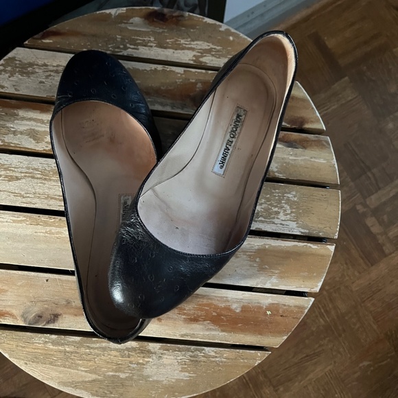 SOLD! Manolo Blahnik leather ballet flats -- 36.5 - Picture 4 of 4